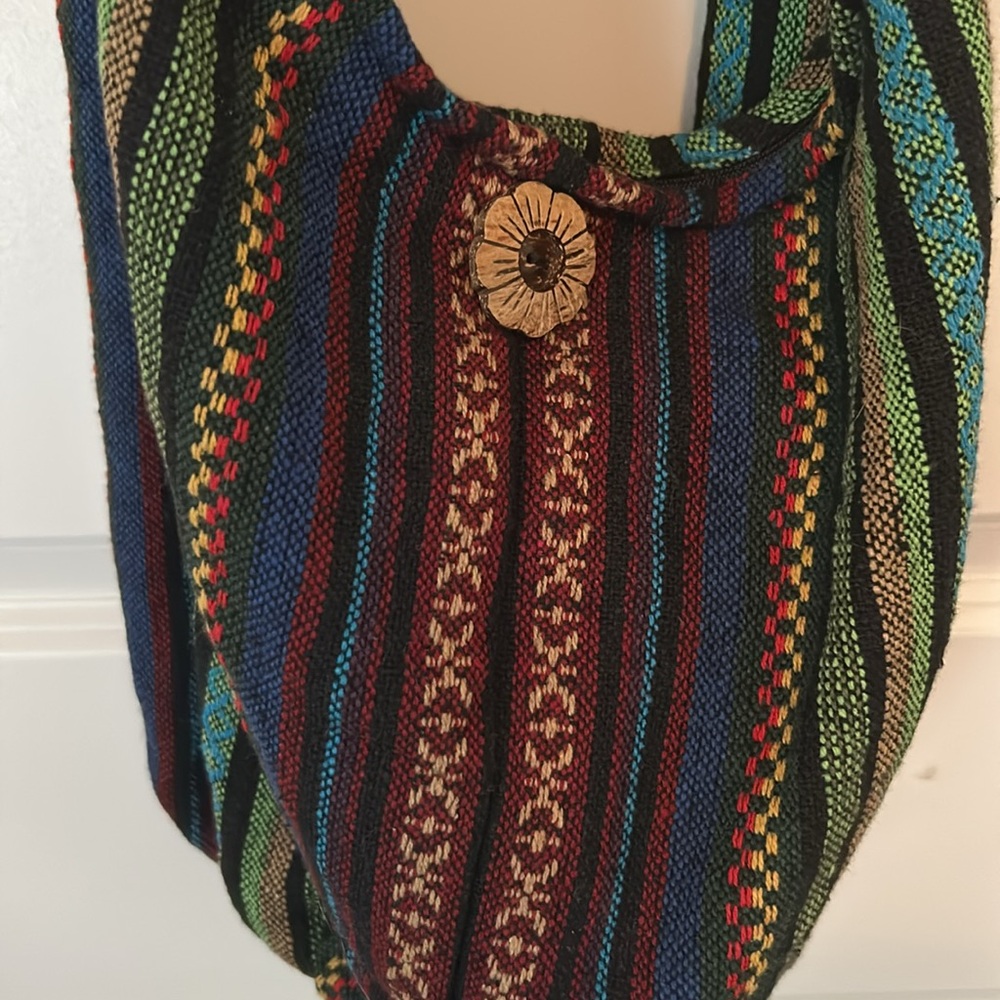 Multicolor Striped Women's Bag - Picture 2 of 3
